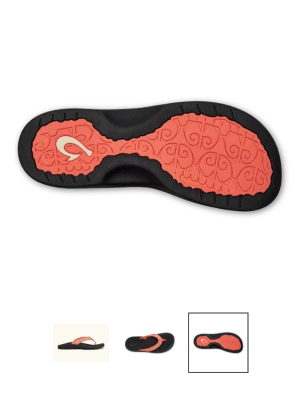 NEW OluKai 'Ohana Fusion Coral Sandal Flip Flops Women's Size 9 - Picture 3 of 6